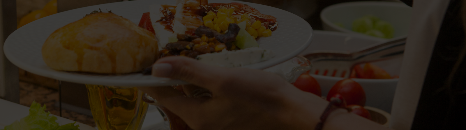 Metro Catering food background